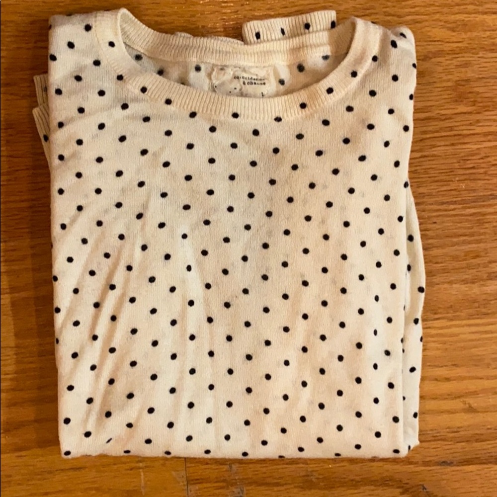 polka dot sweater